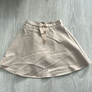 Girls khaki uniform skort